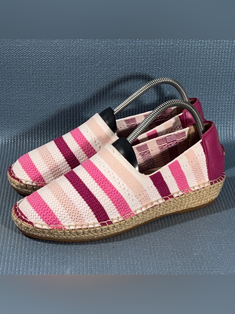 Cole Haan Cloudfeel Stitchlite Espadrille Pink Stripe Shoes Women’s Size 8
